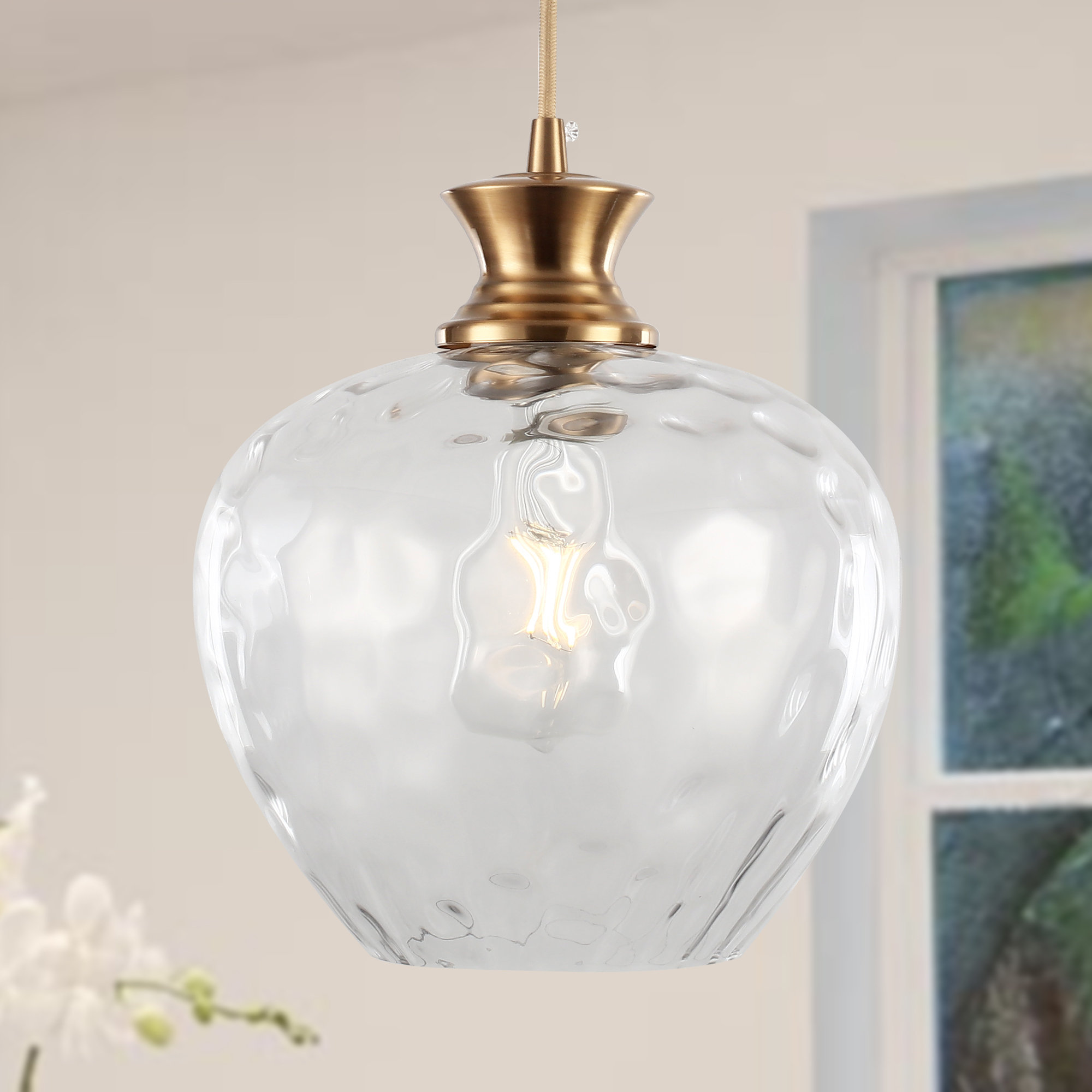Breakwater Bay Drage 1 - Light 9" Wide Modern Globe Single Kitchen ...